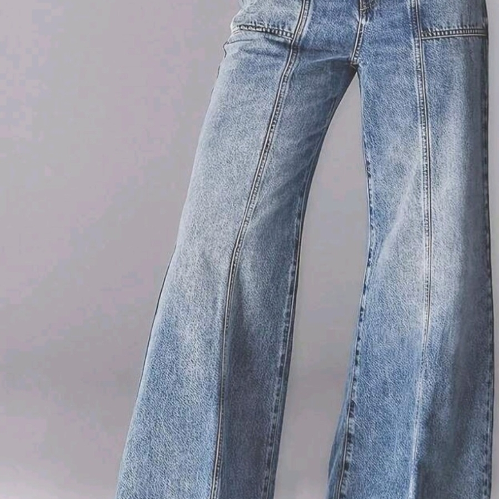 Women's Blue Flared Jeans